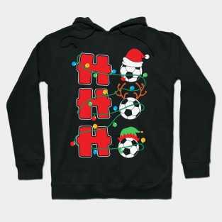 Ho Ho Ho Soccer Football Fan Christmas Gift Hoodie